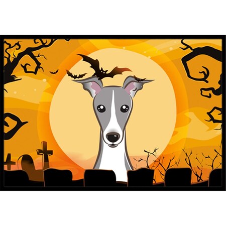 Carolines Treasures Halloween Italian Greyhound Indoor and Outdoor Mat- 18 x 27 in. BB1794MAT